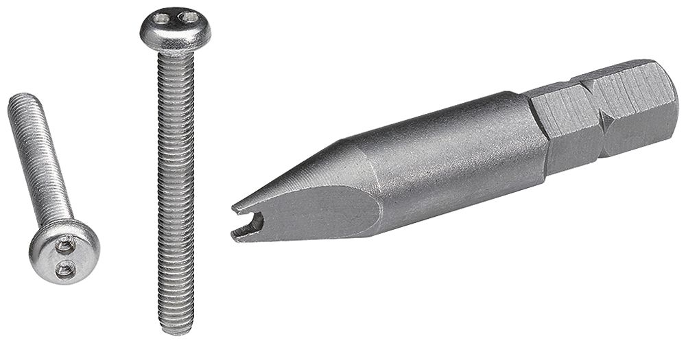 Vis anti-vandalisme Hager robusto IP55 26mm acier affiné 20 pcs avec outil