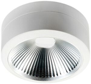 Downlight LED AP SG Ceres 24W 2400lm 3000…4000K VAR Ø290×108mm blanc