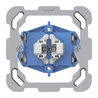 UP-Leuchtdruckschalter Hager Sch 1 (3+3) 1×LED 77×77mm
