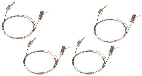 Seilabhängung-Set SG Sense Stahl 2000mm Silber 4 Stk