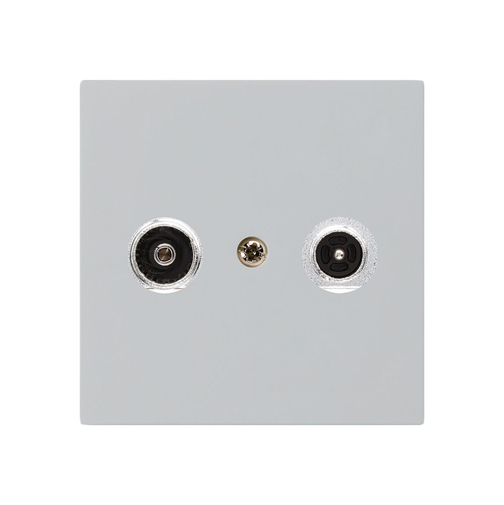 Antennendose kallysto R/TV Bauart A 10.5dB 2GHz hellgrau