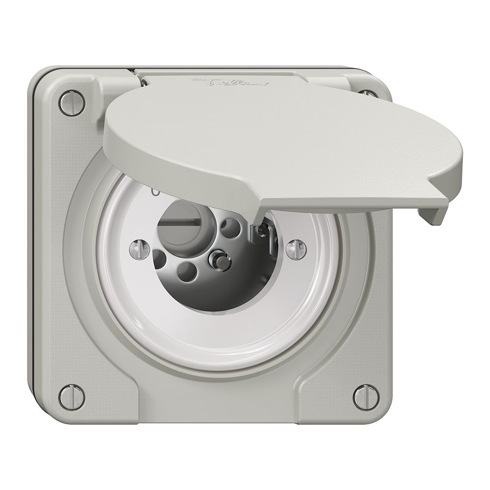 Contact pivotant NUP NEVO, sans cylindre, KS, 0<->1, gris clair