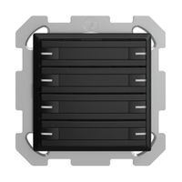 UP-KNX-Taster RGB EDUE, 250mW, m.RGB-LED, m.Papier., 8×Taste, 1×Tastenb., sz