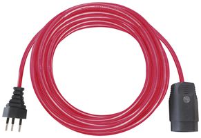 Verlängerungskabel Brennenstuhl PVC 10A 230V 3×1.5mm² T12/T13 m.Licht 10m rt