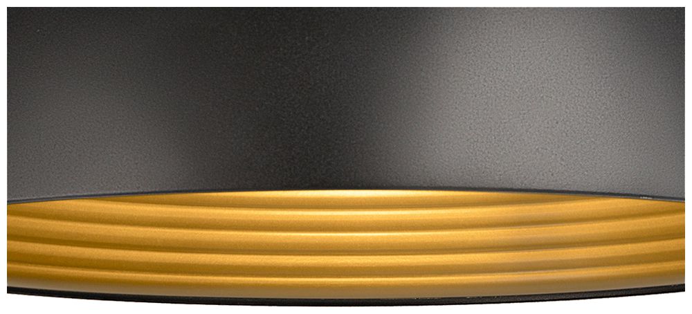 Pendelleuchte SLV FORCHINI M 40 AD1PH sz E27 1×40W DIM Ø400mm schwarz/gold