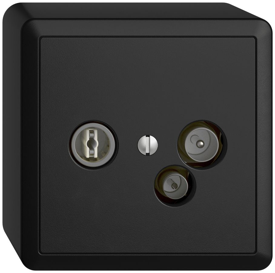 AP-Datendose TV-R DD11 5…65MHz EDIZIOdue schwarz