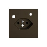 Kit de montage EDIZIO.liv SNAPFIX® p.prise de protection type 13 shutter br