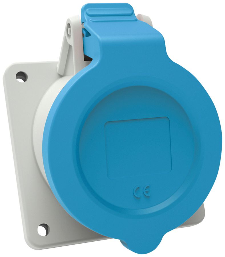 EB-Steckdose CEE Bals INNOLINQ 3P 16A 230V blau 6h IP54 schraublos 74×62mm 20°