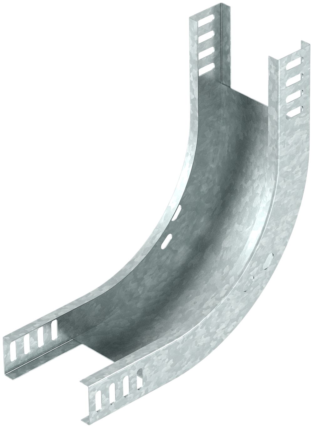 Coude intérieur Bettermann vertical 90° 35×100mm zingué à chaud par immersion