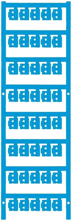 Marqueur de conducteur Weidmüller MultiCard SFC p.Ø1.5…2.5mm 12×5.8mm PA66 bleu