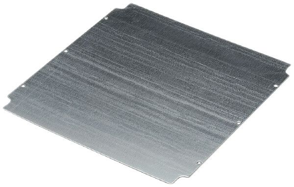 Plaque de montage Weidmüller POK MOPL 389×383×1.5mm tôle d'acier zinguée