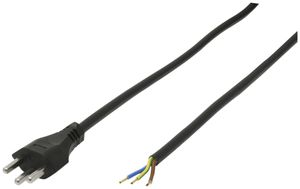 Netzkabel T23 Td 3×1.5mm² 5m mit Stecker T23 schwarz