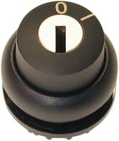Schlüsseltaste ETN RMQ 2 Stel. O-I tastend schwarz, Ring schwarz