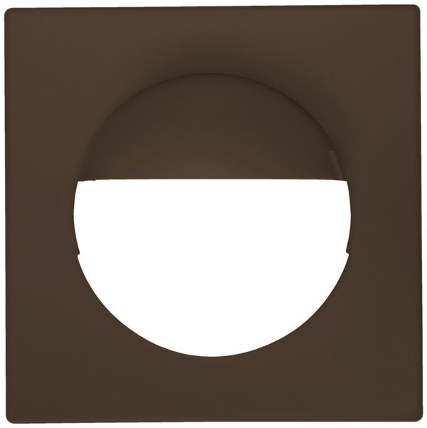 Kit frontale Luxomat per EDIZIOdue marrone