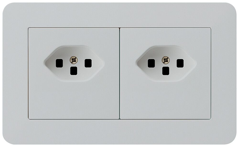 UP-Kombination kallysto.trend Gr.I-I horizontal 2×Typ 23 m.Schraubkl.C lichtgrau