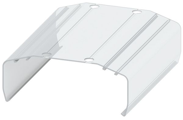 Profilo di copertura Weidmüller CP TTB per serie A, 1000mm, trasparente