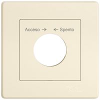 UP-Montageset EDIZIO.liv SNAPFIX® f.Schwenktaster m.Schloss Acceso → ← Spento cr