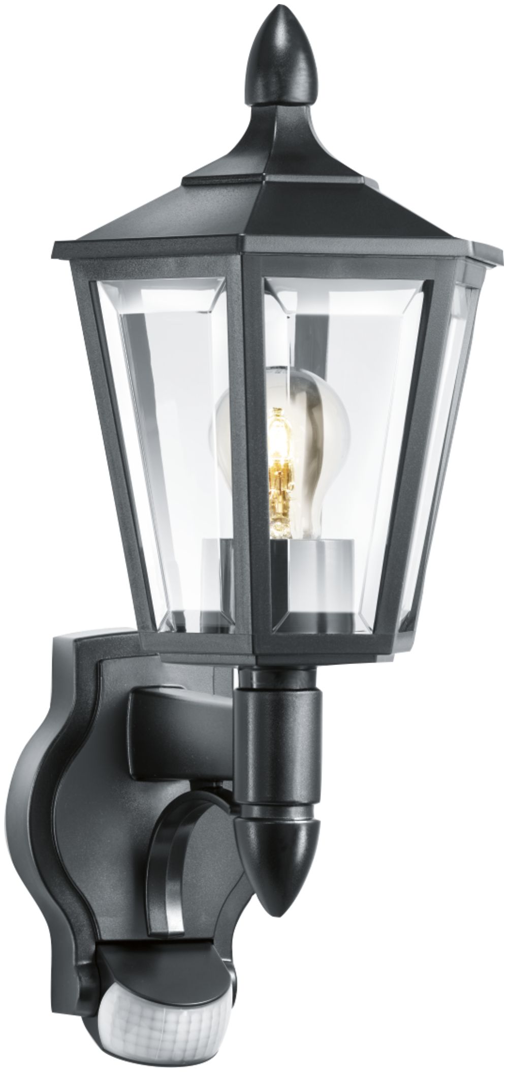 Wandleuchte Steinel L 15 PIR E27 60W IP44, schwarz