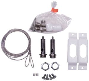 Kit de suspension à corde SG EcoLine 2000mm acier chrome 7 pcs