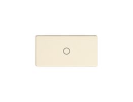 Taste 1/2 EDIZIO.liv Wiser mit SNAPFIX® vert.mit Symbol O (Aus) cr