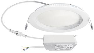 LED-Downlight ESYLUX ELSA-2 Ø180 DALI 9W 4000K, 850lm, weiss