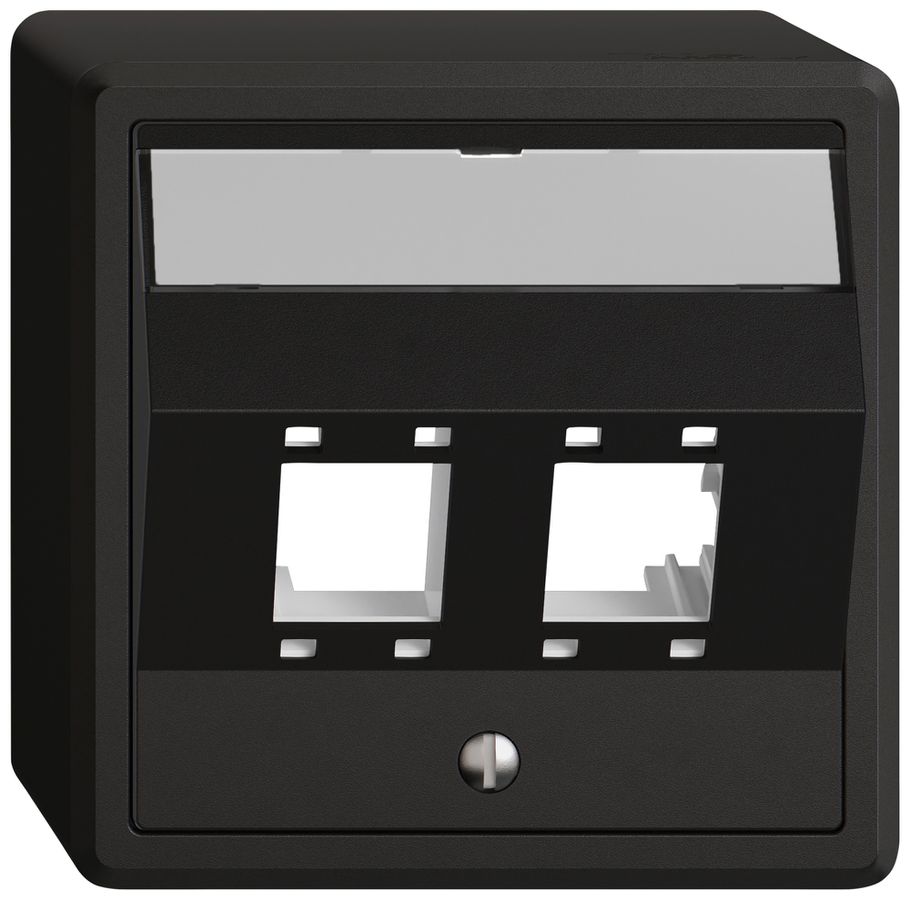 Kit de montage AP EDIZIO.liv SNAPFIX® pour freenet cat.5e/6 2× no