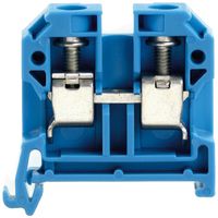 Durchgangs-Reihenklemme Weidmüller SAK Schraubanschluss 10mm² PA66 TS35 blau
