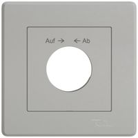 UP-Montageset EDIZIO.liv SNAPFIX® f.Schwenktaster m.Schloss Auf → ← Ab hgu