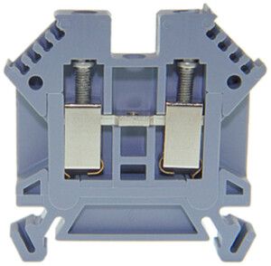 Borne de passage joignable WZ Ex 0.5…4mm² 32A 1000V vis 2×1 rail DIN 35mm gr