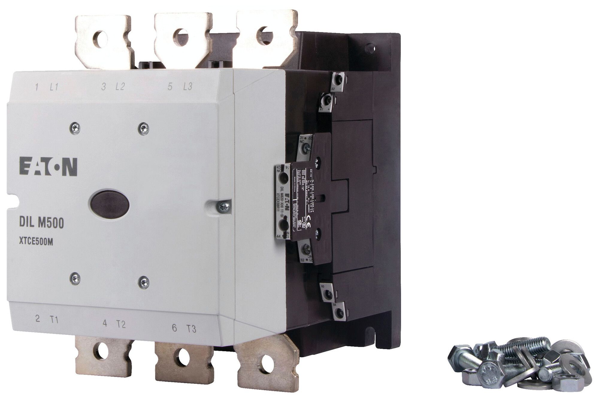 Contattore di potenza Eaton DILM500/22 AC/DC 3NO 800A 500A 110…250V 2NO 2NC