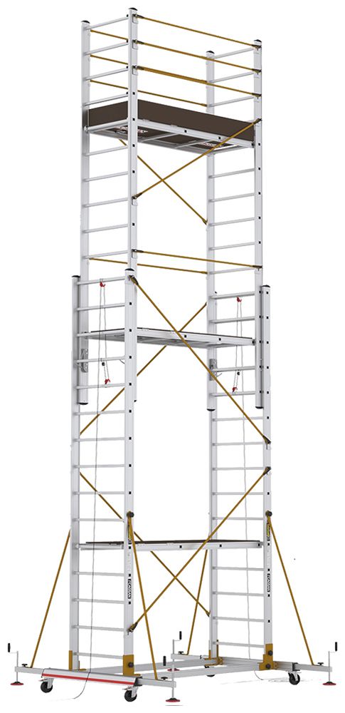 Échafaudage téléscopique Plica Telesafe XLN S008 6.05…7.85m alu