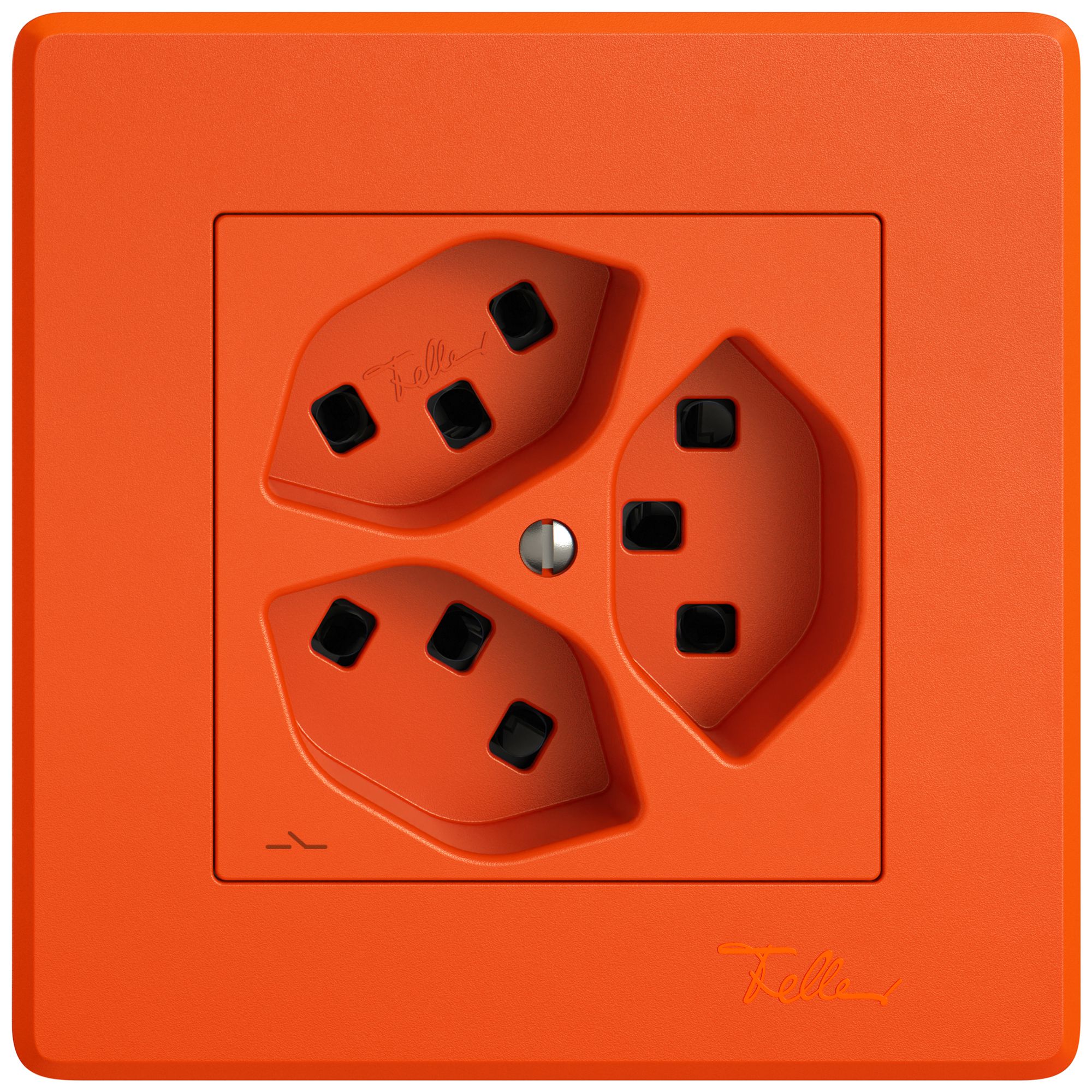 UP-Steckdose EDIZIO.liv SNAPFIX® 3×T23 1×S or