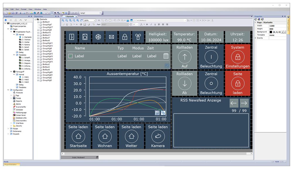 Software KNX MDT VCS-PRO.04 Visualisierung mehrsprachig