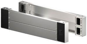 Copertura zoccolo Rittal VX 8660.061 800×200mm ant./post. acciaio pregiato 2 pz