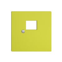 Frontplatte 1×RJ45 lemon R&M EDIZIOdue swissline