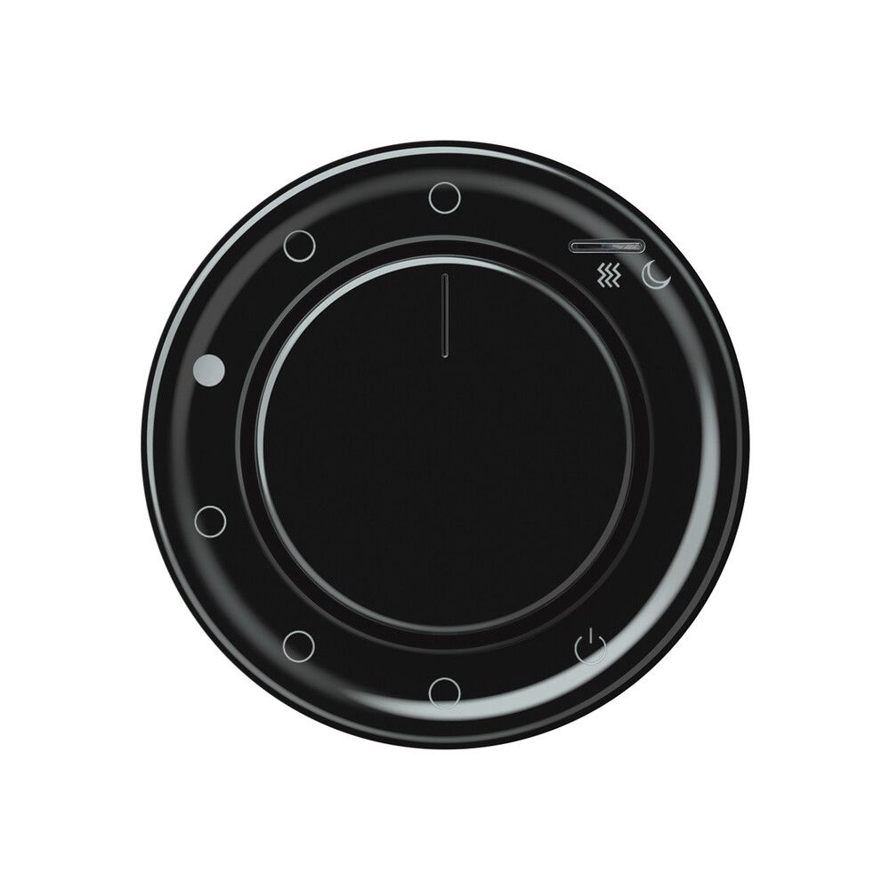 Frontset origin Thermostat 4A 60×60×5mm schwarz IP20