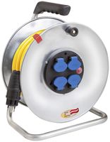 Kabelrolle BAT SK Ø290mm AT-N07V3V3-F 3×1.5mm² 33m gelb IP21 Stahl grau