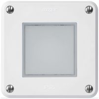 UP-LED-Leuchte robusto A IP55 weiss LED blau