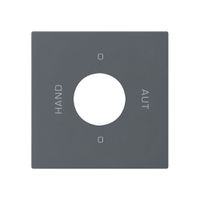 Kit frontale per interruttore chiave S2 60×60 kallysto 0-Hand-0-Aut.antracite