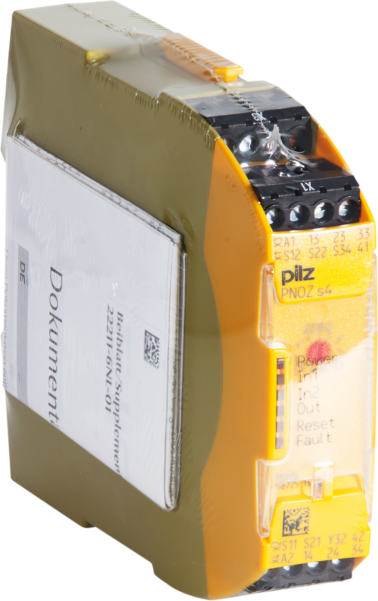 Not-Halt Schaltgerät, Schutztürwächter PNOZ s4 48-240VACDC 3 n/o 1 n/c