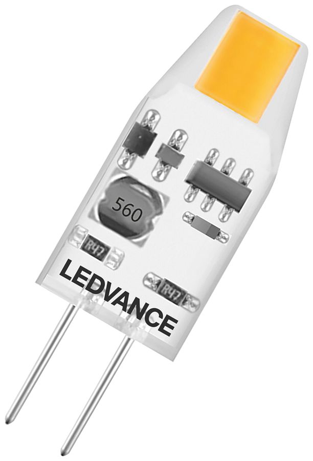 LED-Lampe LEDVANCE PIN G4 12V 1W 100lm 2700K Ø10×30mm klar
