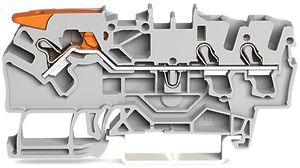 Borne de passage WAGO TopJob-S 2.5mm² 3L gris série 2102