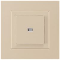 Interruttore pulsante luminoso INC kallysto.pro 3/1P beige