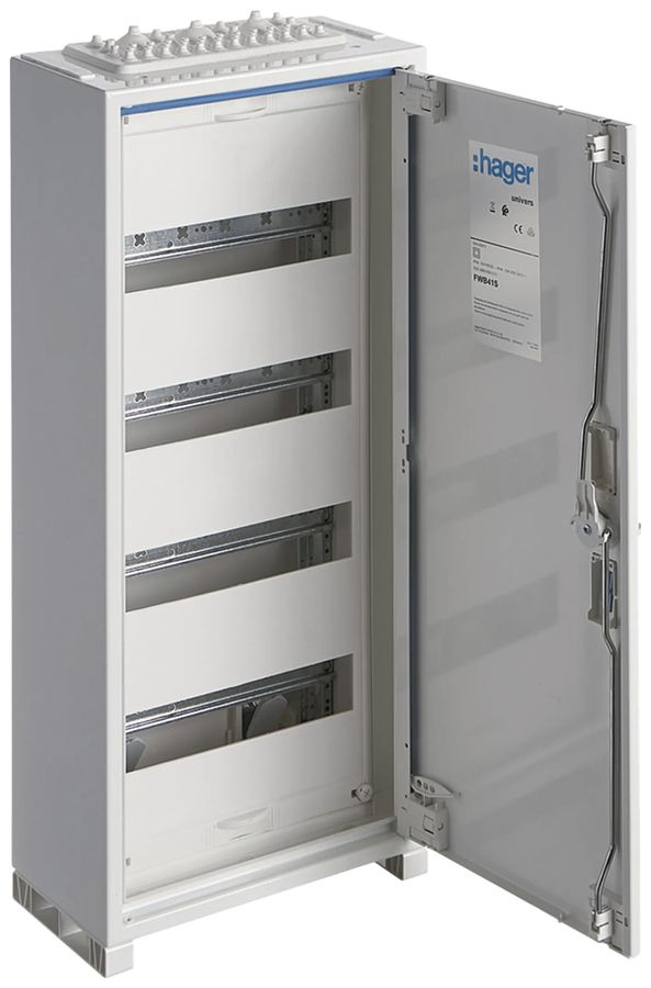 Distributore AP Hager univers 4 file 48UM porta IP44 300×650×160mm