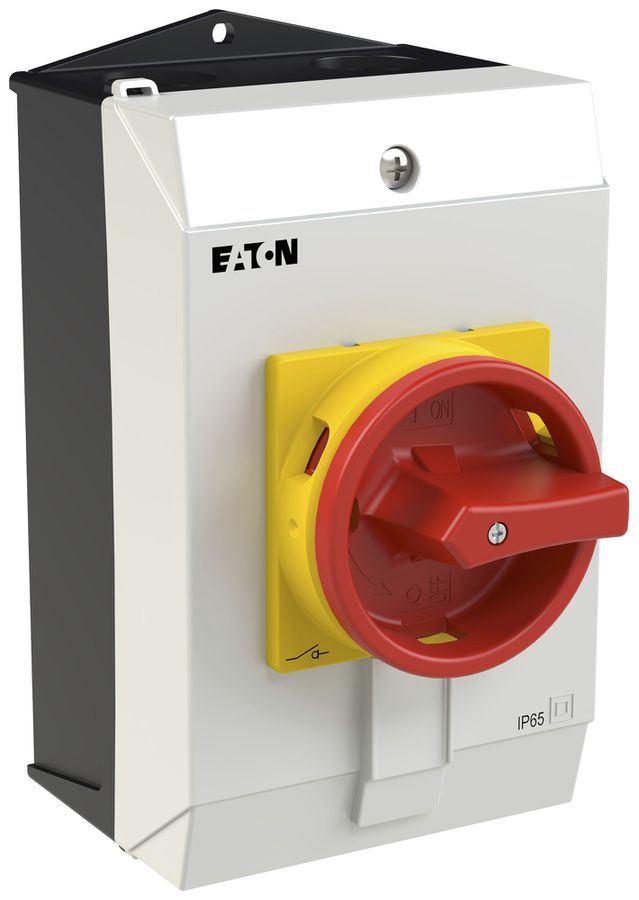 Sectionneur de charge AP Eaton P1-25/I2/SVB/HI11 3P 25A 690V 1NC 1NO IP65 rouge