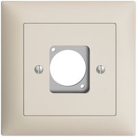 UP-Montageset für XLR-Dose EDIZIOdue crema