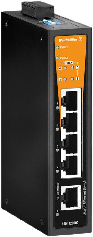 Switch WM IE-SW-BL05T-1GT-4GTPOE, 5×RJ45 GbE unmanaged