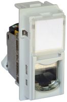 Datendose Living Now Kategorie 6A UTP 1 Modul weiss