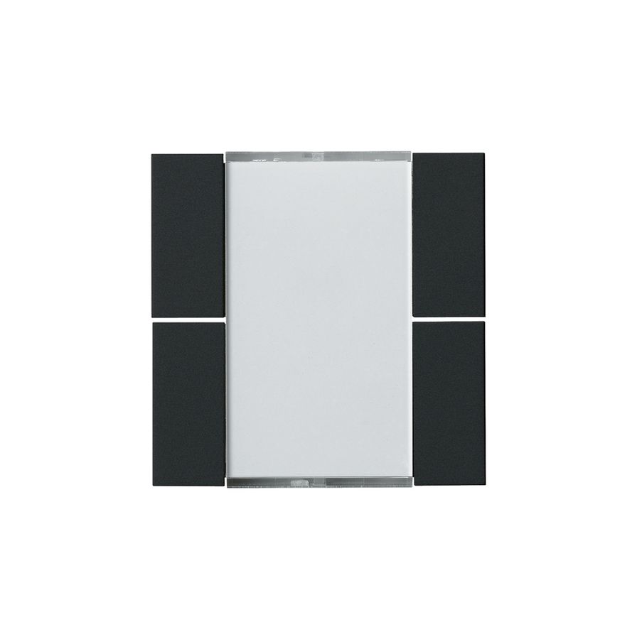 Kit frontal Hager kallysto 4×KNX noir