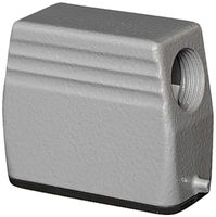 Steckergehäuse A10 PROCON Alu H=53mm LVN o.Kabelverschraung, Ø1×M20 seitlich